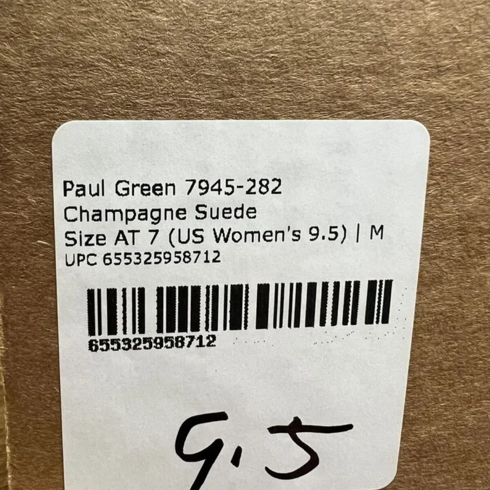 Paul Green Womens Super Soft Sandal Suede Size UK7 M US9.5